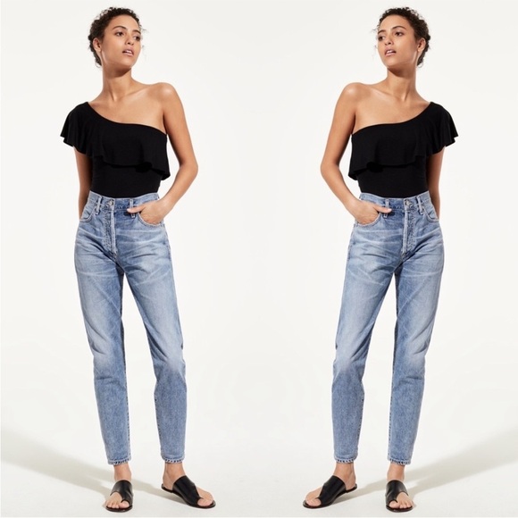 BOGO! Citizens of Humanity Liya High Rise Classic Fit Crop Jeans Size 26 - Picture 1 of 10